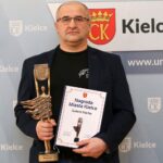15.03.2021. Kielce. Uroczystość wręczenia Nagród Miasta Kielce. Na zdjęciu: Gabriel Moćko - laureat / Łukasz Zarzycki / Urząd Miasta Kielce
