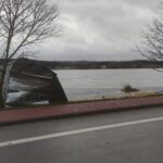 30.01.2022. Świętokrzyskie. Skutki przejścia orkanu Malik / OSP Ruda