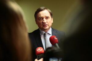 Kielce. 16.01.2020. Wizyta ministra sprawiedliwości Zbigniewa Ziobro w Wojewódzkim Szpitalu Zespolonym w Kielcach. Na zdjęciu: Zbigniew Ziobro - minister sprawiedliwości / Wiktor Taszłow / Radio Kielce