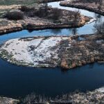 28.03.2020 Rzeka Nida pod Motkowicami / Jarosław Kubalski / Radio Kielce