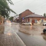 24.06.2021. Skalbmierz. Zalane miasto / Urząd Miasta i Gminy w Skalbmierzu