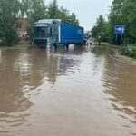 24.06.2021. Skalbmierz. Zalane miasto / Urząd Miasta i Gminy w Skalbmierzu