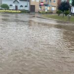 24.06.2021. Skalbmierz. Zalane miasto / Urząd Miasta i Gminy w Skalbmierzu