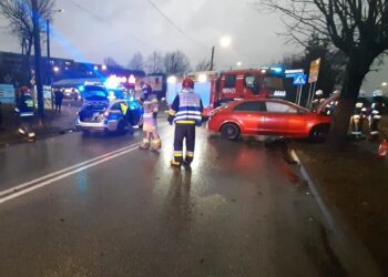 14.01.2022. Skarżysko-Kamienna. Wypadek / OSP w Skarżysku-Kamiennej/Facebook