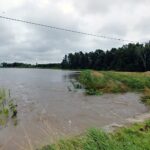 06.08.2021. Solec-Zdrój. Ulewne deszcze zalały ulice i pola / Marcin Marszałek / Radio Kielce