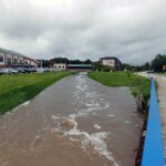 06.08.2021. Solec-Zdrój. Ulewne deszcze zalały ulice i pola / Marcin Marszałek / Radio Kielce