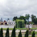 06.08.2021. Solec-Zdrój. Ulewne deszcze zalały ulice i pola / Marcin Marszałek / Radio Kielce