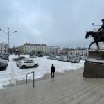 25.01.2022. Kielce. Plac Wolności / Wiktor Taszłow / Radio Kielce