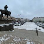 25.01.2022. Kielce. Plac Wolności / Wiktor Taszłow / Radio Kielce