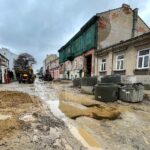 07.02.2022. Kielce. Remont ulicy Słowackiego / Wiktor Taszłow / Radio Kielce