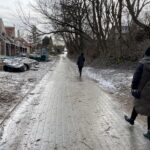 31.01.2022. Sandomierz. Ulica Krucza / Grażyna Szlęzak-Wójcik / Radio Kielce