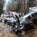 Wypadek w miejscowości Purda Leśna / OSP Nowa Wieś