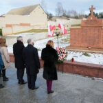 22.01.2021. Michniów. Wizyta wicepremiera Piotra Glińskiego w Mauzoleum Martyrologii Wsi Polskiej / WIktor Taszłow / Radio Kielce