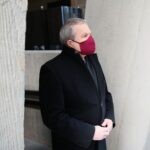 22.01.2021. Michniów. Wizyta wicepremiera Piotra Glińskiego w Mauzoleum Martyrologii Wsi Polskiej. Na zdjęciu: Piotr Gliński - wicepremier; minister kultury, dziedzictwa narodowego i sportu / WIktor Taszłow / Radio Kielce