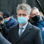 22.01.2021. Michniów. Wizyta wicepremiera Piotra Glińskiego w Mauzoleum Martyrologii Wsi Polskiej. Na zdjęciu: Krzysztof Słoń - senator / WIktor Taszłow / Radio Kielce