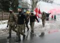 24.01.2021. Białogon. Marsz Pamięci upamiętniający 158. rocznicę wybuchu powstania styczniowego / Wiktor Taszłow / Radio Kielce