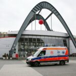 27.03.2021 Kielce. Szpital tymczasowy w Targach Kielce / Wiktor Taszłow / Radio Kielce