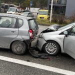 03.01.2022. Kielce. Ulica Krakowska. Wypadek / Wiktor Taszłow / Radio Kielce