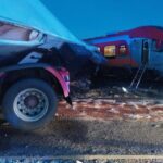 Świętajno. Zderzenie ciężarówki z pociągiem / OSP Świętajno