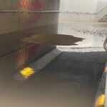 17.02.2022. Kielce. Woda w tunelu podziemnym pod rondem Gustawa Herlinga-Grudzińskiego / Wiktor Taszłow / Radio Kielce