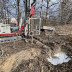 23.02.2022. Kielce. Przygotowania do budowy drogi ekspresowej S74 / Wiktor Taszłow / Radio Kielce