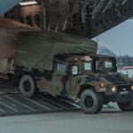 USA - Polska. Transport żołnierzy 82 Dywizji Powietrznodesantowej do Polski / 18 Dywizja Zmechanizowana