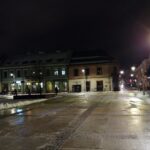 02.02.2022. Kielce. Oświetlenie na kieleckim Rynku / Marcin Marszałek / Radio Kielce