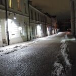 02.02.2022. Kielce. Oświetlenie na kieleckim Rynku / Marcin Marszałek / Radio Kielce