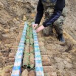 7.02.2022. Las motkowicki. Niebezpieczne znalezisko z czasów II wojny światowej / 31 Patrol Saperski CPdMZ