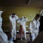 21.02.2022. Zgórsko koło Kielc. Badanie podopiecznych DPS-u / DWOT