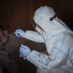 21.02.2022. Zgórsko koło Kielc. Badanie podopiecznych DPS-u / DWOT