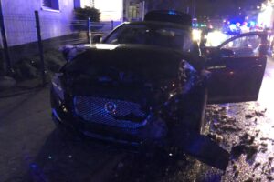 06.02.2022. Kielce. Wypadek przy ul. Warszawskiej / Kieleckie Patrole