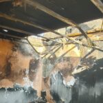 Gorzków. Spalony dom / Fundacja Dajemy Wybór