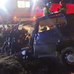 12.02.2022. Parszów. Wypadek na drodze krajowej nr 42 / PSP Starachowice