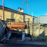 15.02.2022. Sandomierz. Przekazanie dwóch agregatów prądotwórczych ze Szpitala Specjalistycznego im. Ducha Świętego w Sandomierzu do Muzeum Wojska Polskiego w Warszawie / Starostwo Powiatowe w Sandomierzu