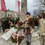 20.02.2022. Opatów. Upamiętnienie rocznic wybuchu Powstania Styczniowego i Bitwy Opatowskiej / Emilia Sitarska / Radio Kielce