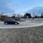 26.02.2022. Kielce. Zawrotka na ulicy Bohaterów Warszawy / Wiktor Taszłow / Radio Kielce