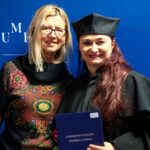 22.02.2022. Warszawa. Uniwersytet Muzyczny Fryderyka Chopina. Na zdjęciu: dr Elżbieta Pańtak, rektor prof. dr hab. Klaudiusz Baran / Kielecki Teatr Tańca