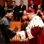 22.02.2022. Warszawa. Uniwersytet Muzyczny Fryderyka Chopina. Na zdjęciu: dr Grzegorz Pańtak, prof dr hab. Ewa Wycichowska / Kielecki Teatr Tańca