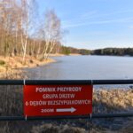 13.02.2022. Piła. Okolice zbiornika wodnego / Magdalena Galas-Klusek / Radio Kielce