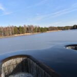 13.02.2022. Piła. Okolice zbiornika wodnego / Magdalena Galas-Klusek / Radio Kielce