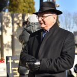 14.02.2022. Końskie. Uroczystości 80. rocznica powstania Armii Krajowej. Na zdjęciu: Krzysztof Obratański - burmistrz Końskich / Magdalena Galas-Klusek / Radio Kielce