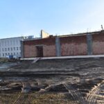 18.02.2022. Końskie. Budowa hali widowiskowej / Magdalena Galas-Klusek / Radio Kielce