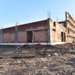 18.02.2022. Końskie. Budowa hali widowiskowej / Magdalena Galas-Klusek / Radio Kielce