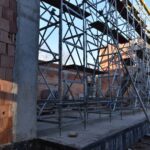 18.02.2022. Końskie. Budowa hali widowiskowej / Magdalena Galas-Klusek / Radio Kielce