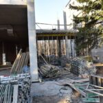 18.02.2022. Końskie. Budowa hali widowiskowej / Magdalena Galas-Klusek / Radio Kielce