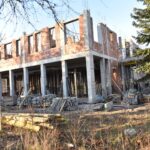 18.02.2022. Końskie. Budowa hali widowiskowej / Magdalena Galas-Klusek / Radio Kielce