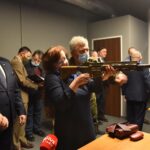 22.02.2022. Końskie. Otwarcie elektronicznej strzelnicy / Magdalena Galas-Klusek / Radio Kielce