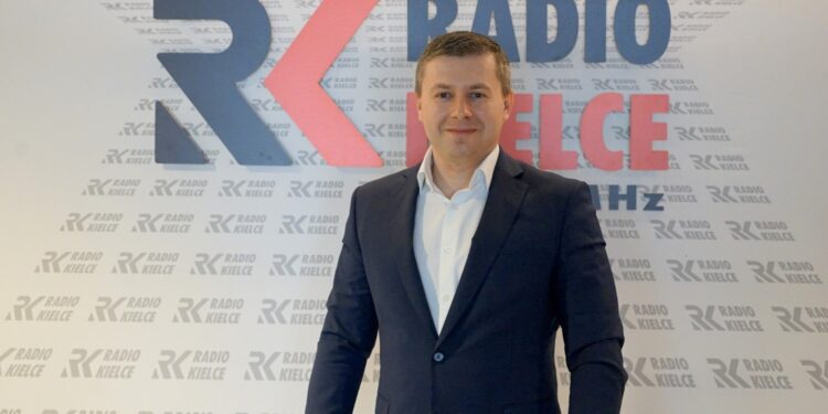 20.02.2022. Radio Kielce. Spodziewany Gość. Na zdjęciu: Marcin Piętak - prezes Regionalnej Organizacji Województwa Świętokrzyskiego / Piotr Kwaśniewski / Radio Kielce