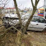 21.02.2022. Kielce. Wypadek na ulicy Szajnowicza-Iwanowa / Piotr Kwaśniewski / Radio Kielce